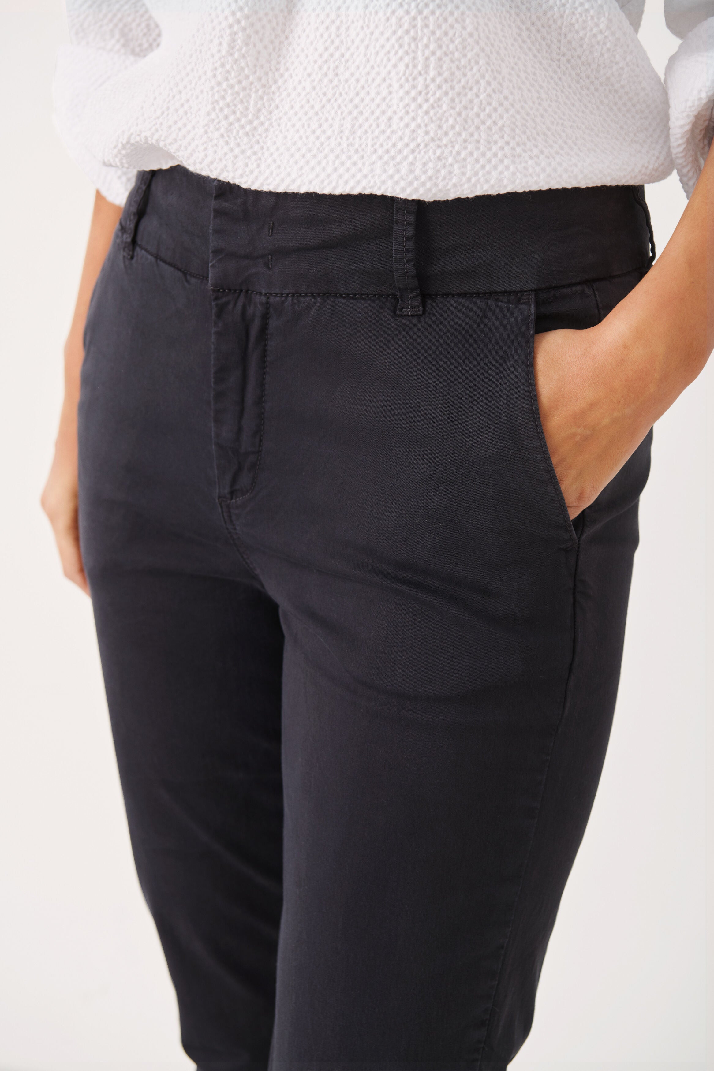 Part Two Soffys Black Slim Trousers (also available in Stone)