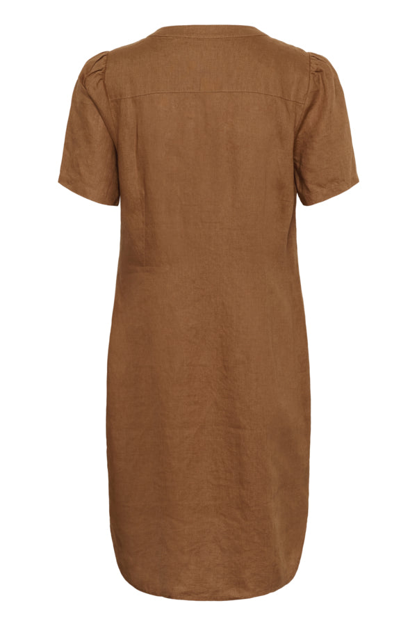 Part Two Aminase  Linen Dress - Rust or Black