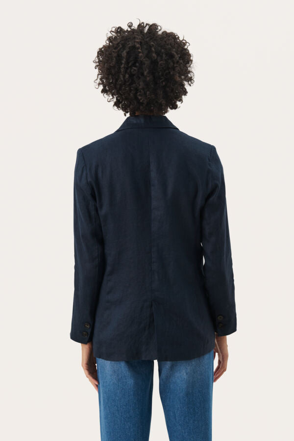 Part Two Nyan  Linen Blazer - Cream, Navy or White