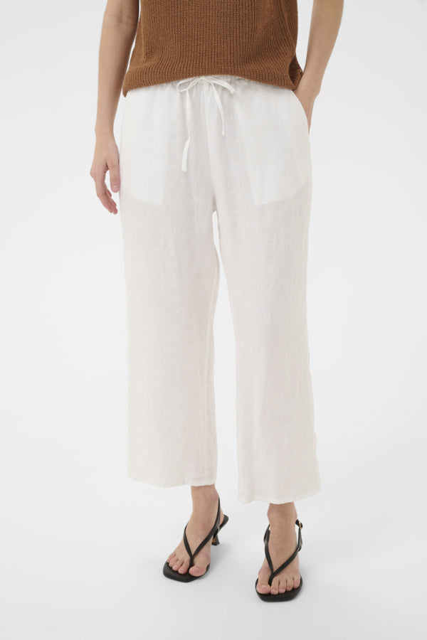 Part Two  Berita White or Rust Linen Trousers