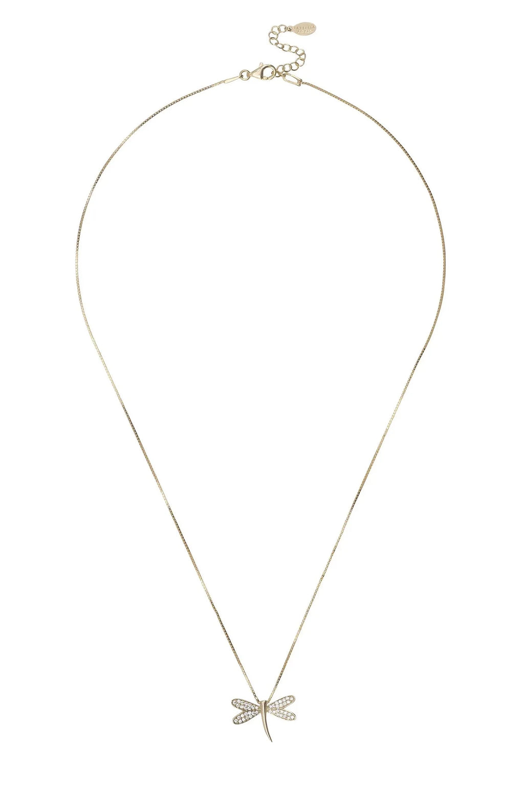 Latelita Dragonfly Pendant Necklace Gold