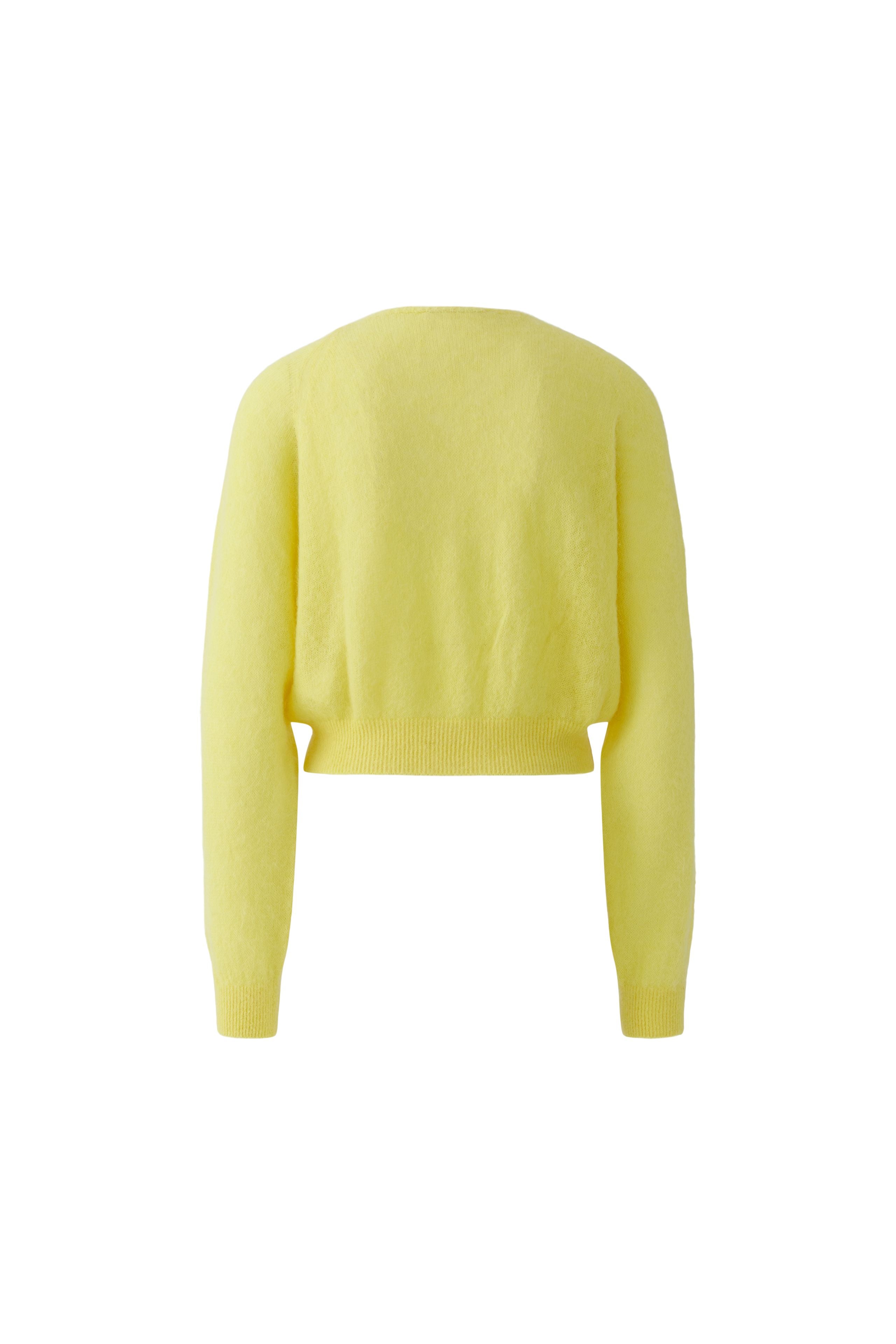 Oui 97162  Cardigan in Lemon Zest or White