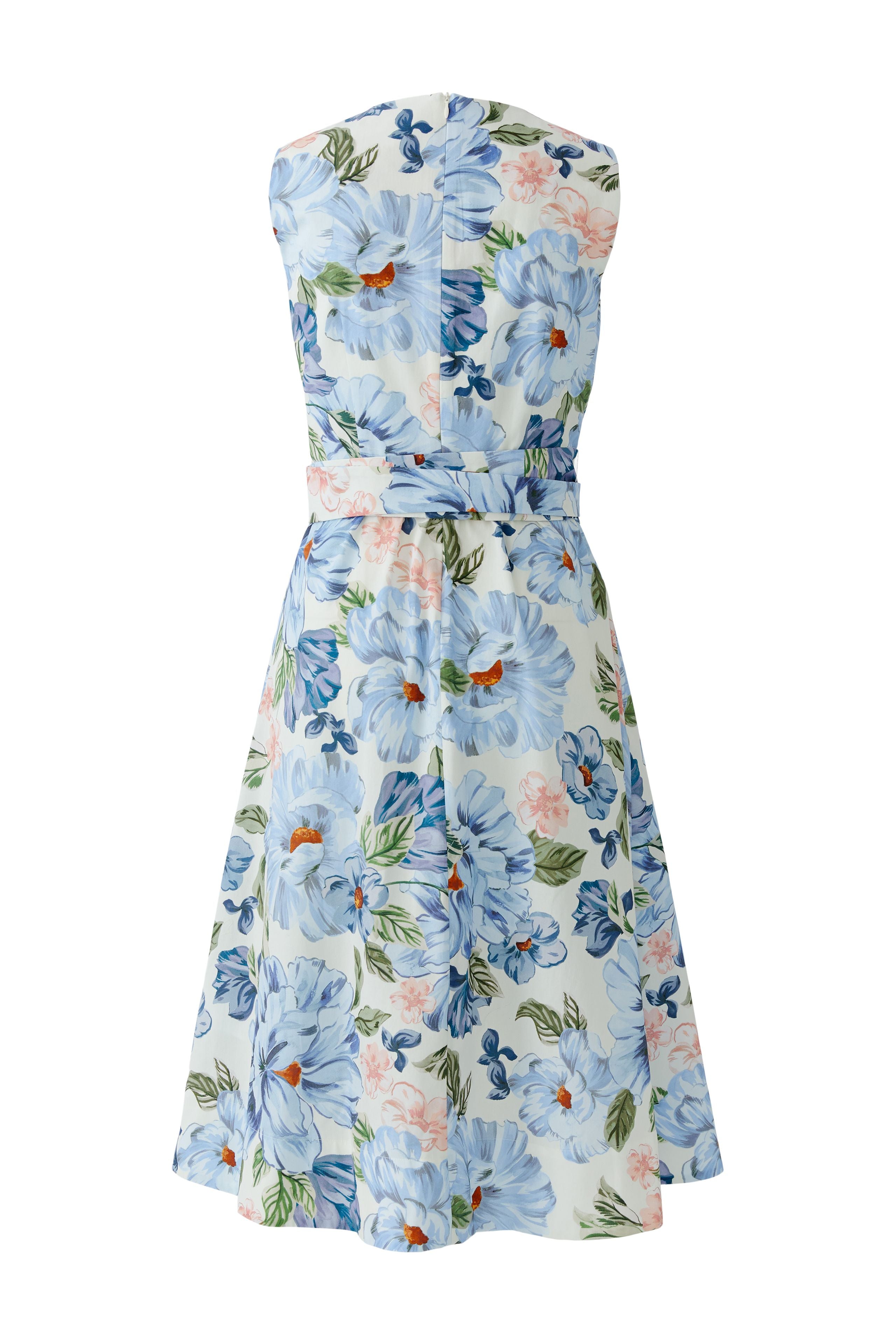 Oui 97167 Blue/White Sleeveless Dress
