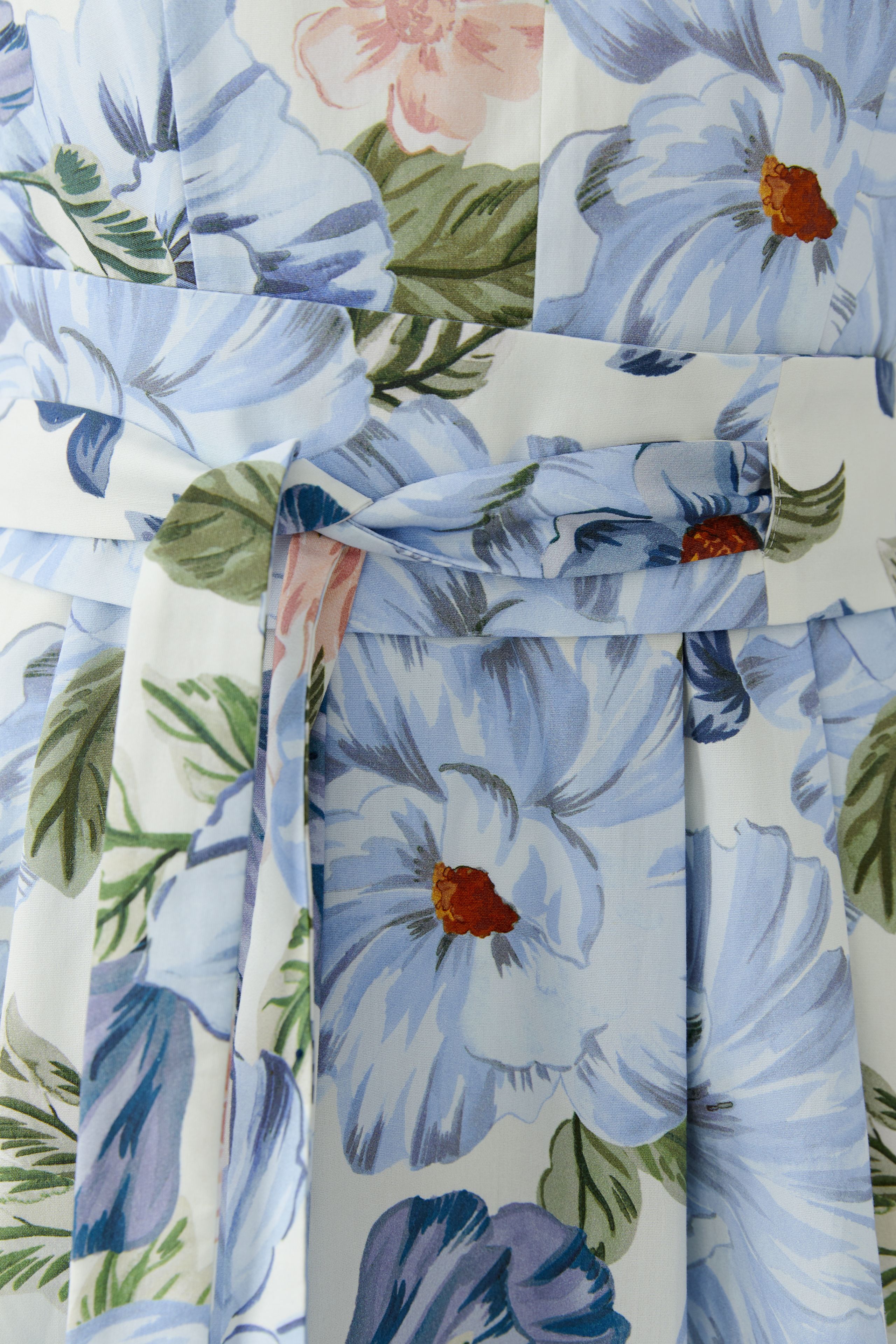 Oui 97167 Blue/White Sleeveless Dress