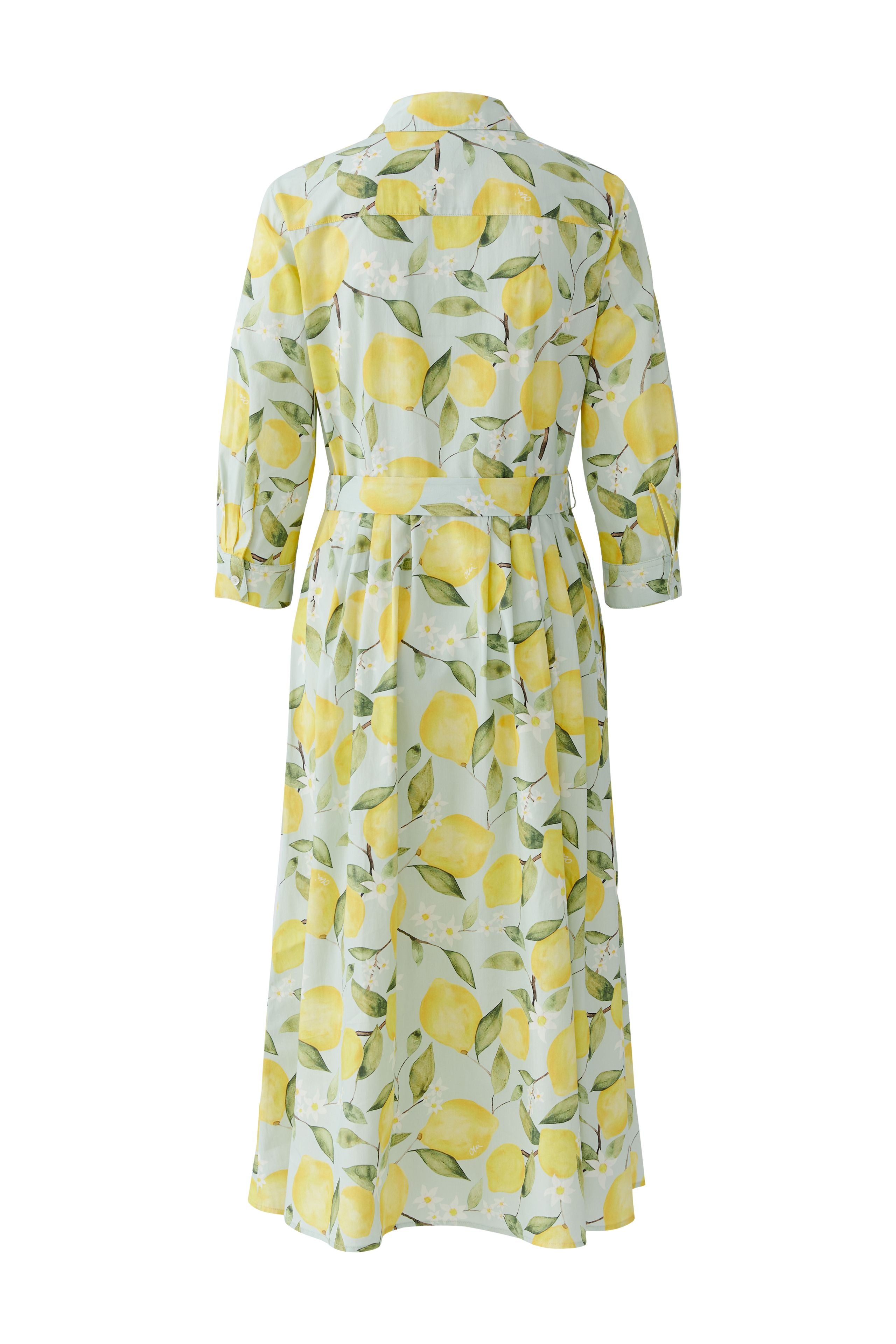 Oui 97174 Yellow Lemon Shirt Dress