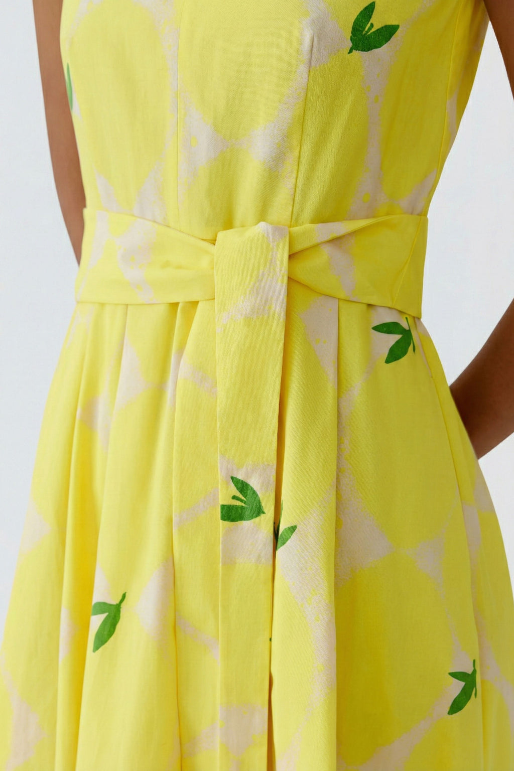 Oui 97347 Yellow/stone Sleeveless Dress