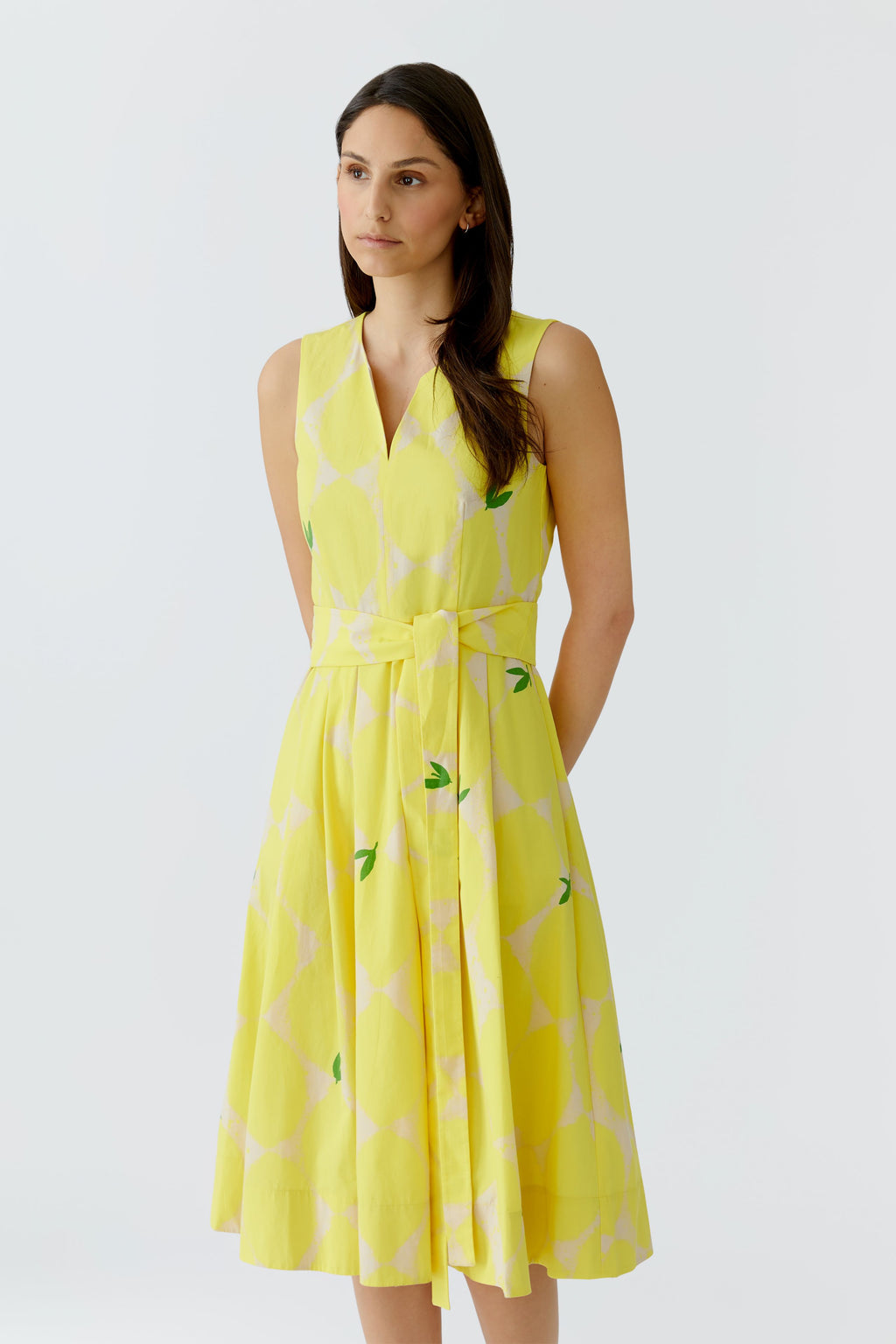 Oui 97347 Yellow/stone Sleeveless Dress