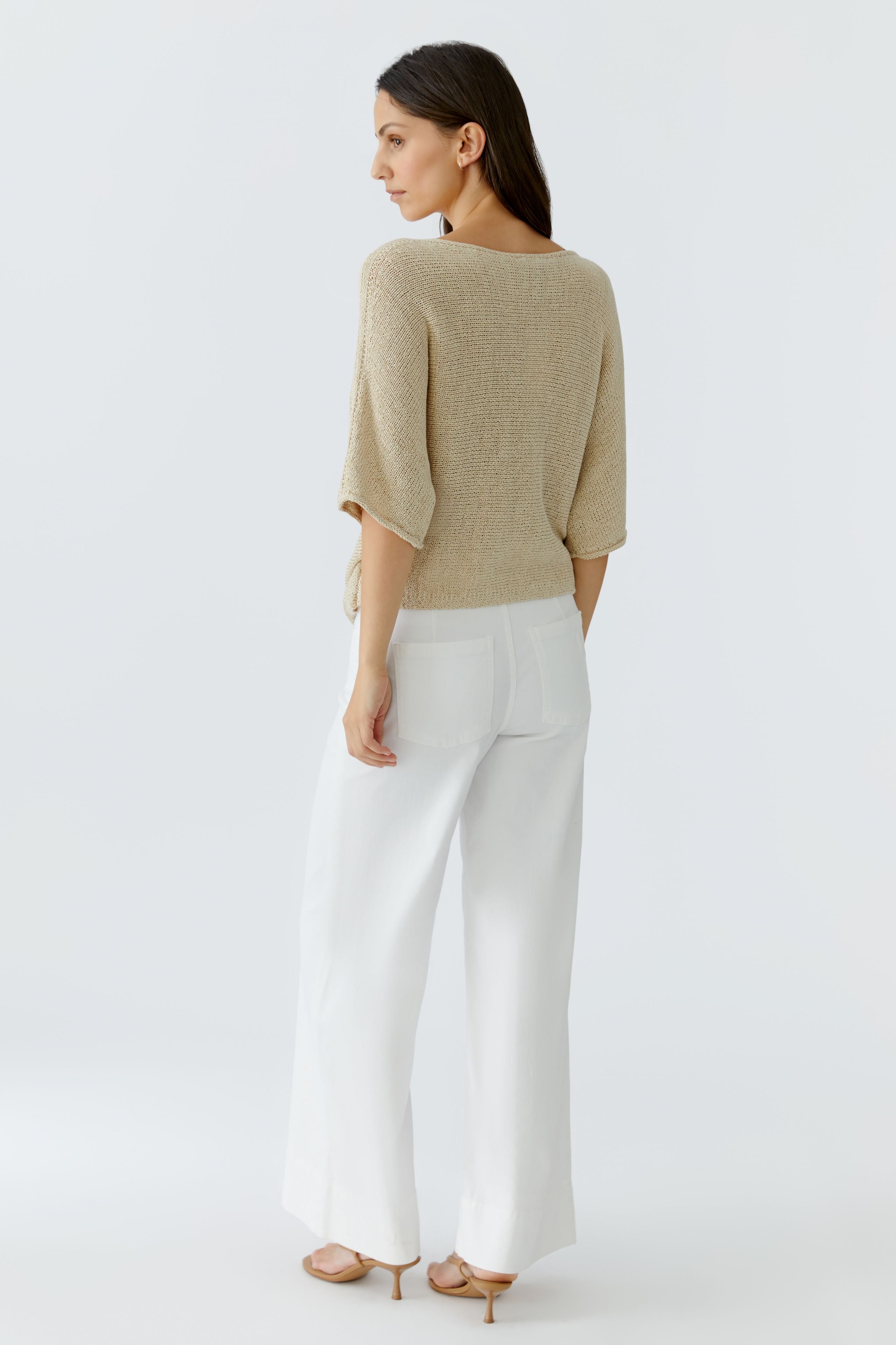 Oui 97433 Camel/yellow Jumper