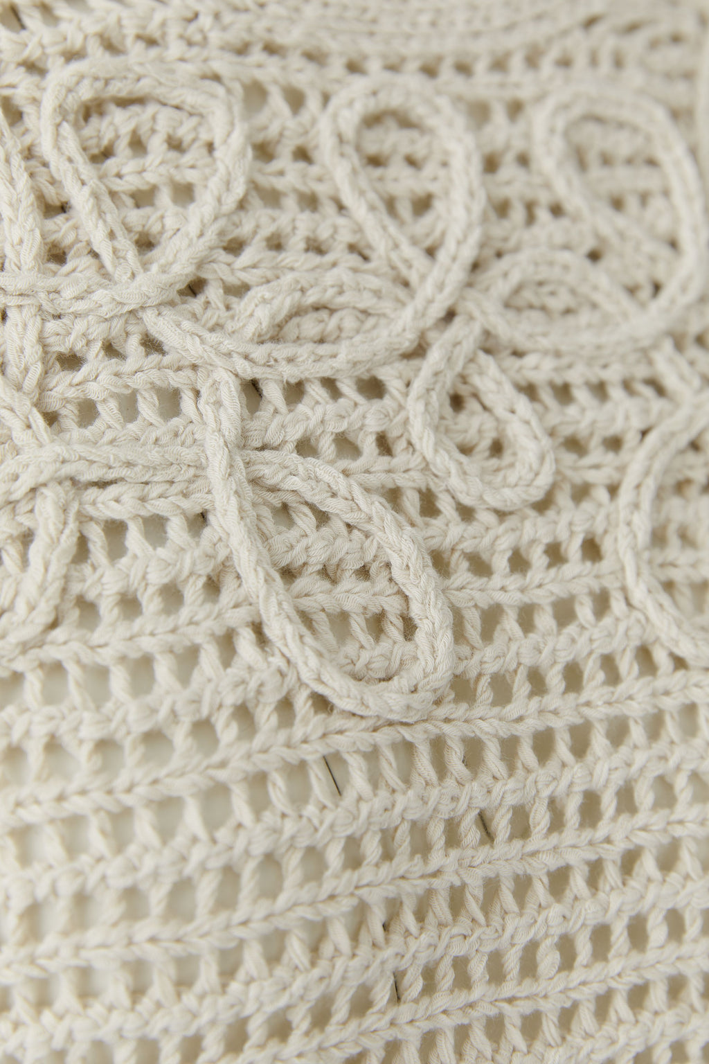 Oui 97438 Oatmeal Crochet Jumper
