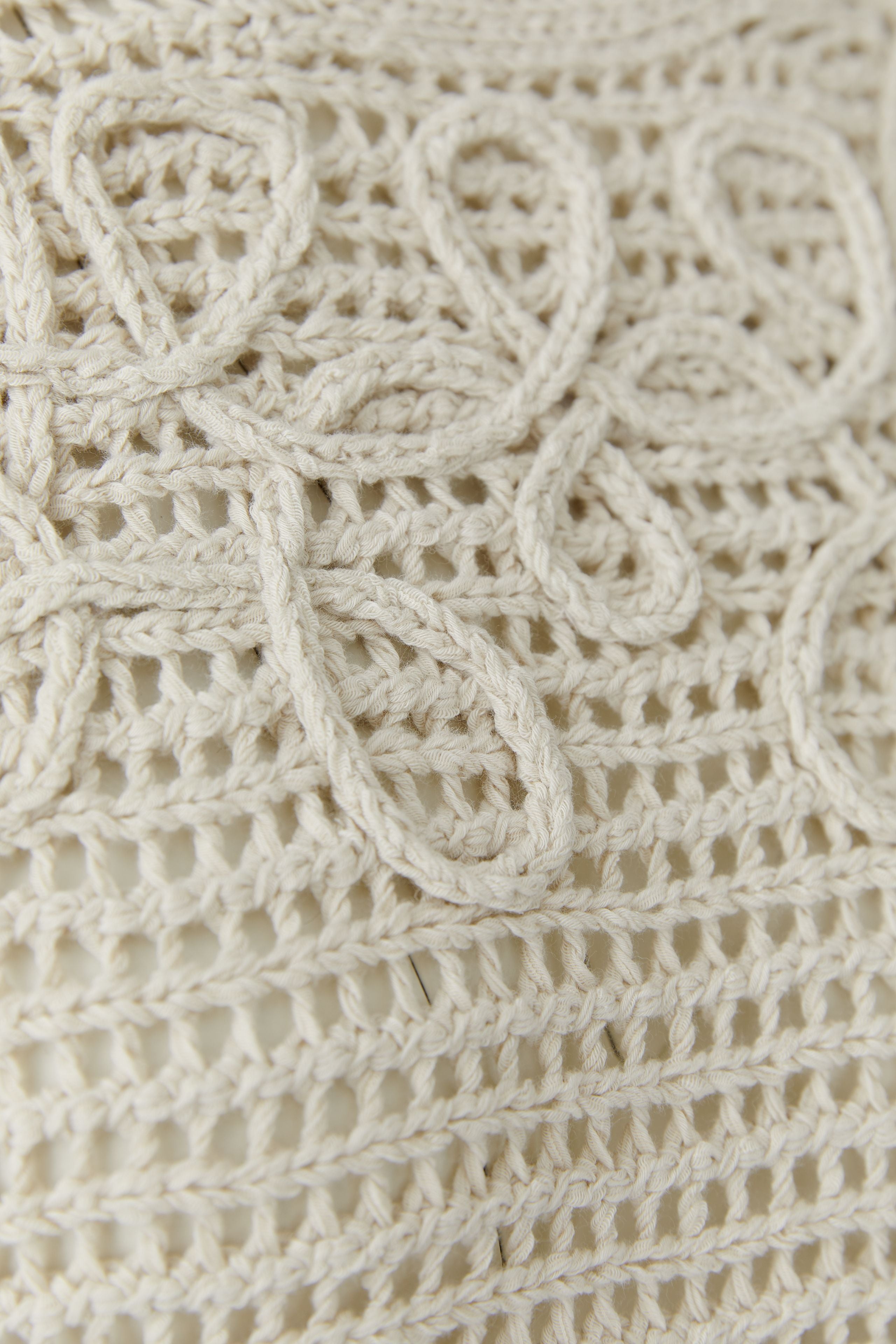 Oui 97438 Oatmeal Crochet Jumper