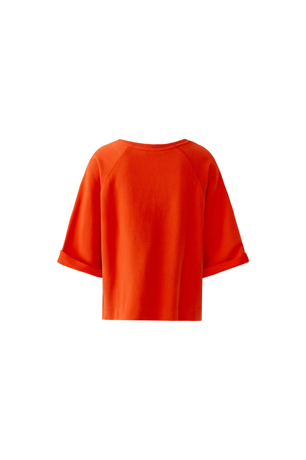 Oui 97586 Red Short Sleeved Sweatshirt