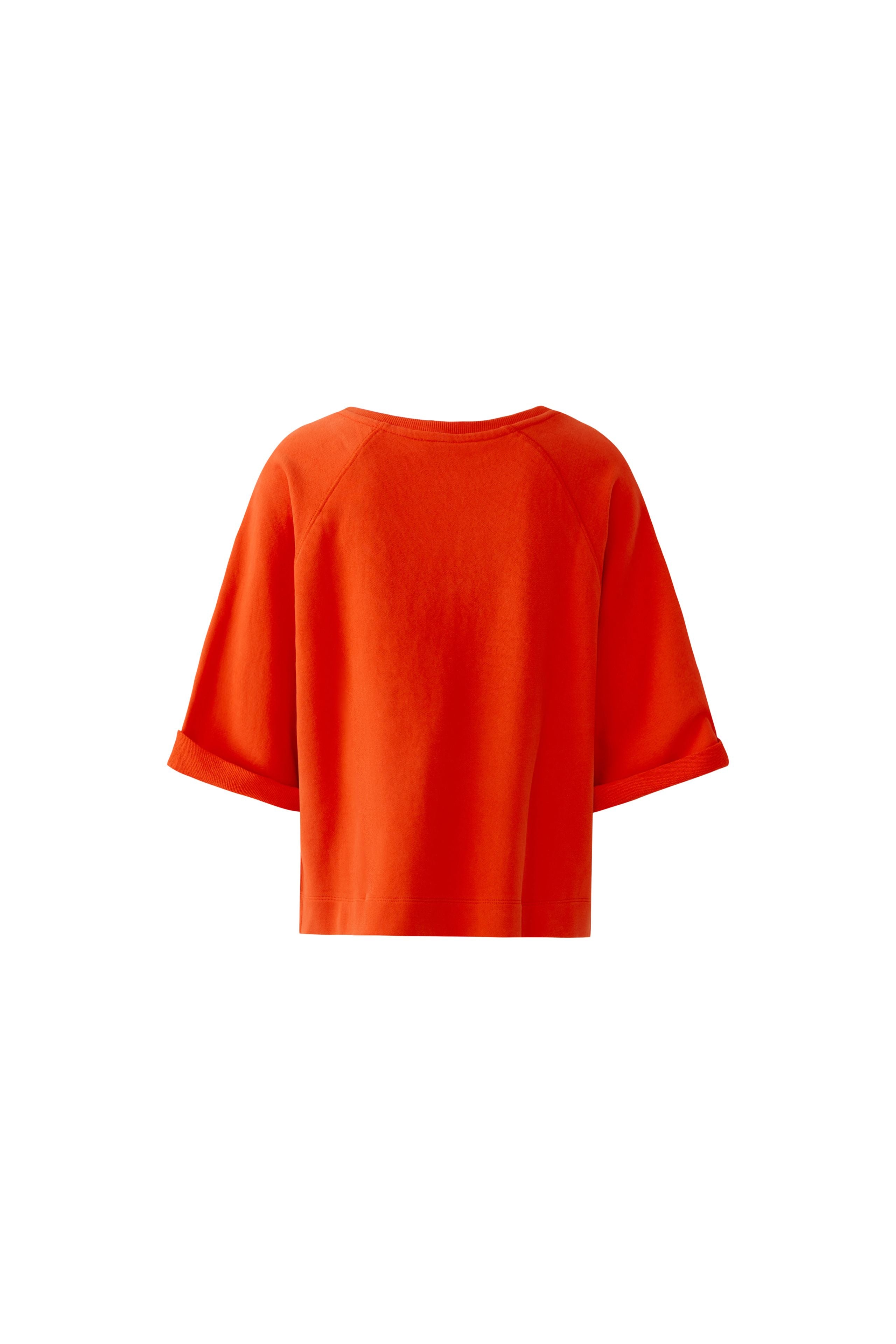 Oui 97586 Red Short Sleeved Sweatshirt