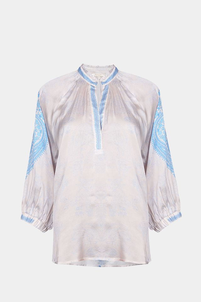 BRDR Hycinth Blouse Blue Mix