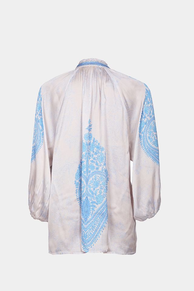 BRDR Hycinth Blouse Blue Mix