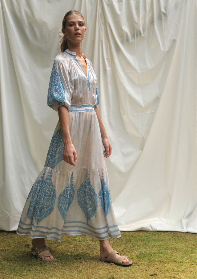 BRDR Hycinth Blue Mix Dress