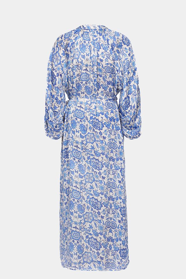 BRDR Tamara Blue Floral Printed Dress