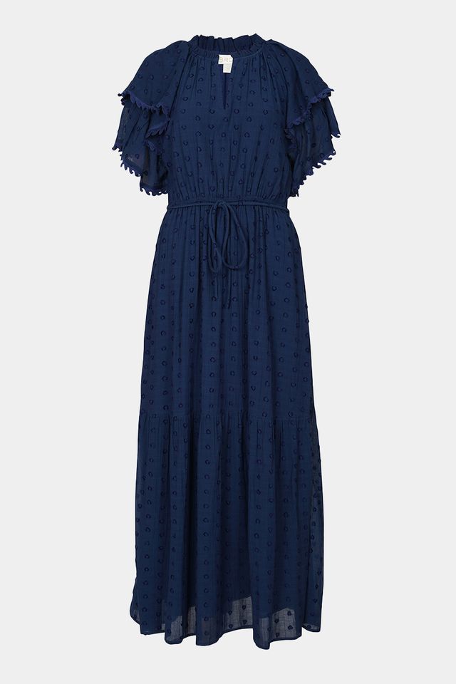 BRDR Wave Dress Marine Blue