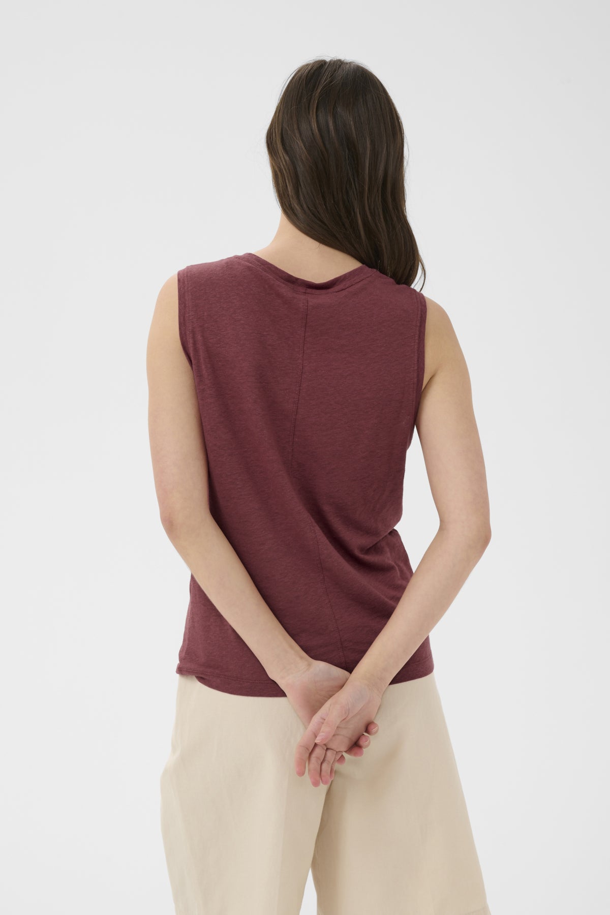 Part Two Buena Linen Top – Black, Rust or  White