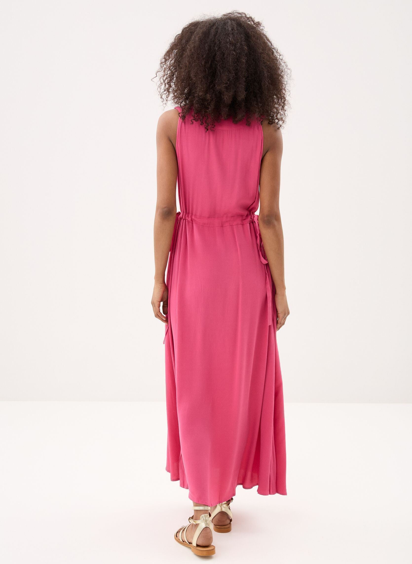 Suncoo Cazey Maxi Dress – Available in Navy or Rose Pink