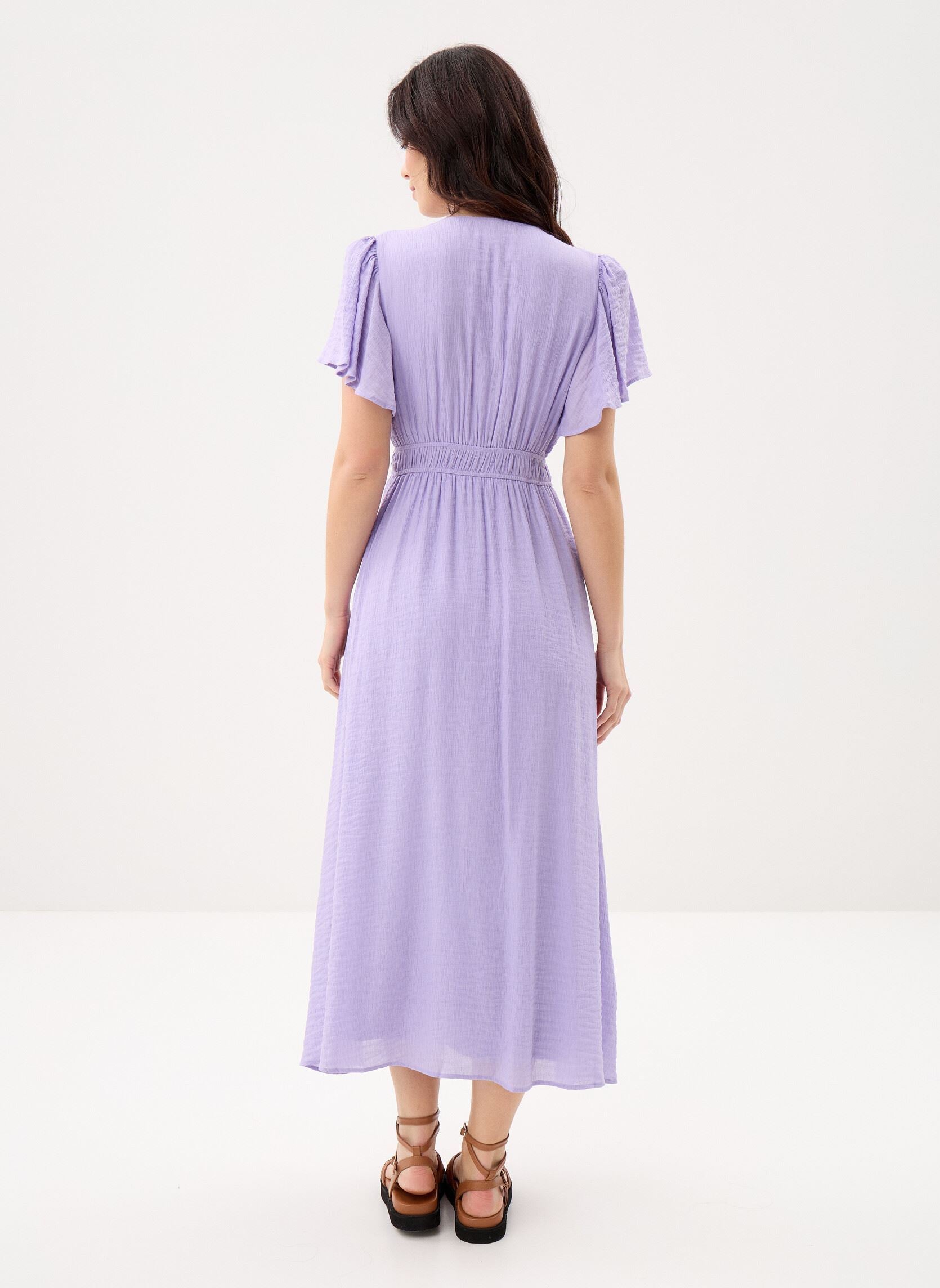 Suncoo Cyra Maxi Dress – Green & Mauve