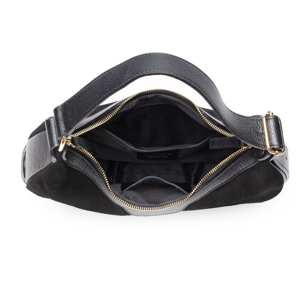 Elie Beaumont Shoulder Handbag - Crescent Suede