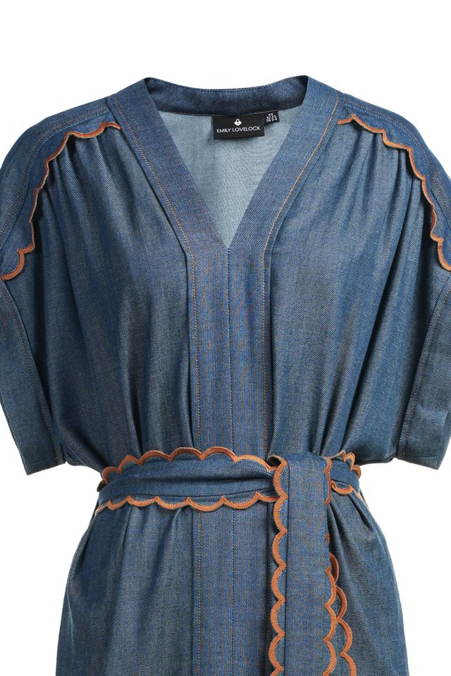 Emily Lovelock Adley Navy Dress
