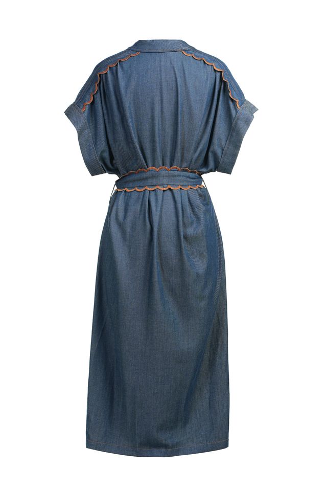Emily Lovelock Adley Navy Dress