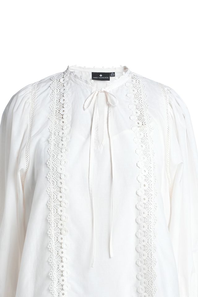 Emily Lovelock Anya Blouse – White