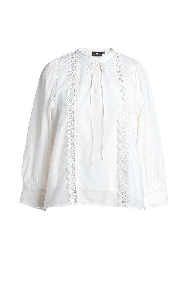 Emily Lovelock Anya Blouse – White