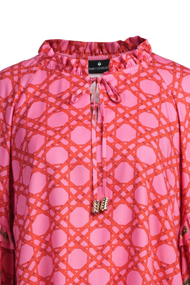 Emily Lovelock Emma Blouse – Pink Floral