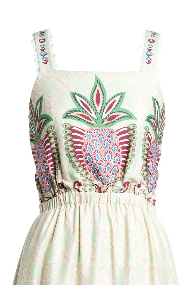 Emily Lovelock Lilian Dress – Elegant Printed Midi Sundress