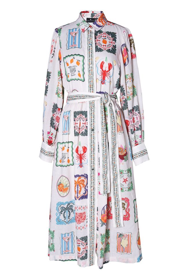 Emily Lovelock Blythe Multi Shirt Dress