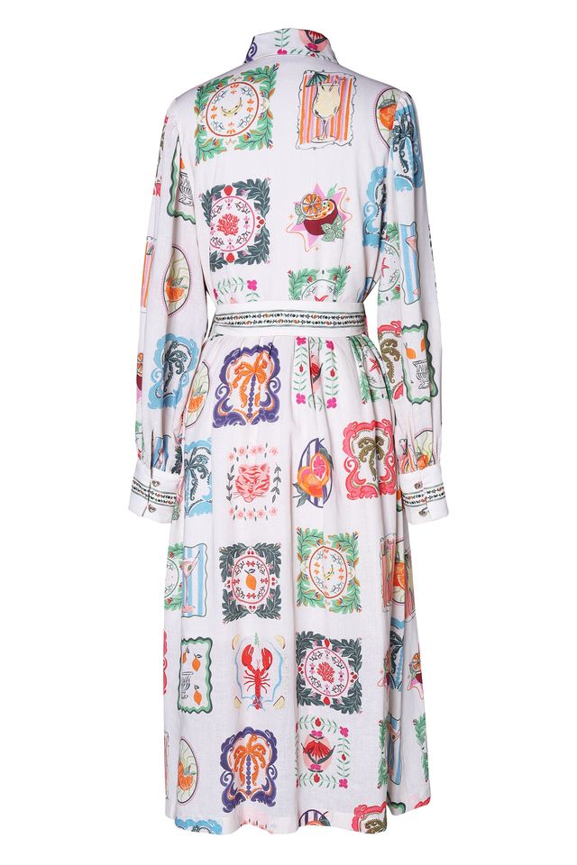 Emily Lovelock Blythe Multi Shirt Dress