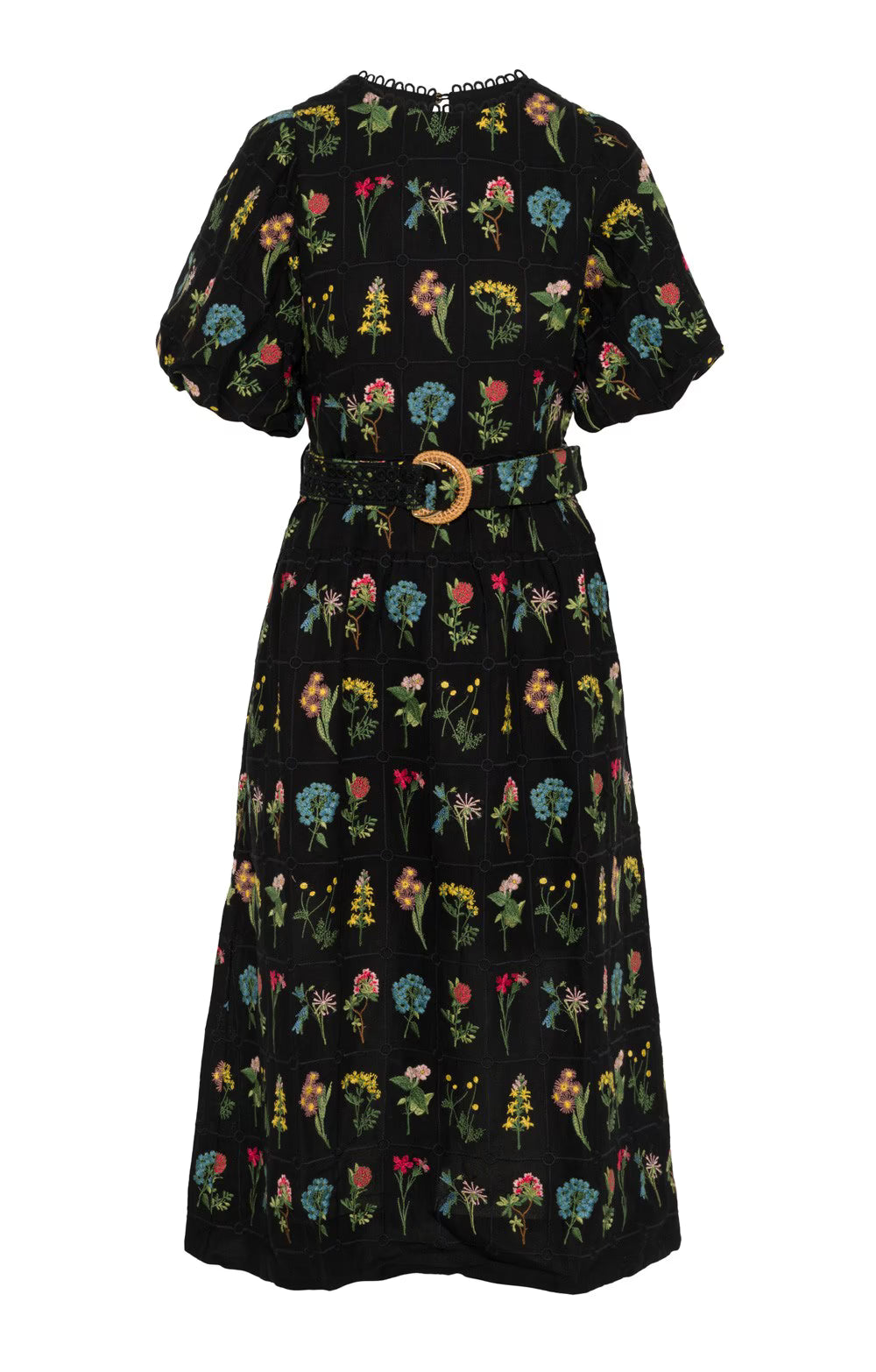 Emily Lovelock Christina Black Satin Dress