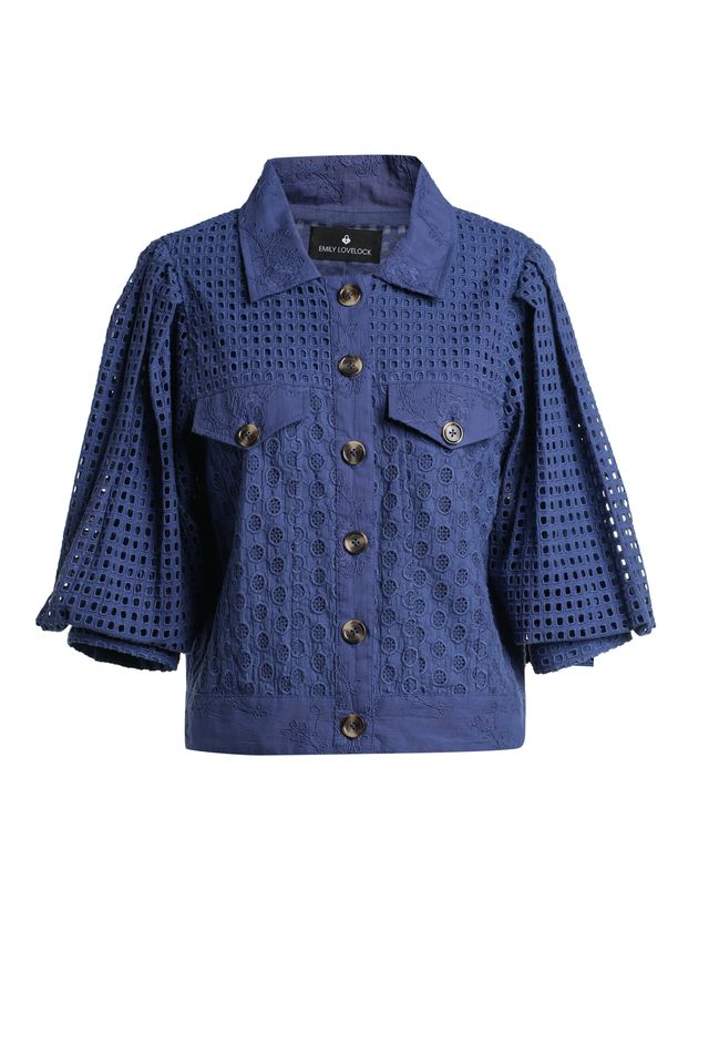 Emily Lovelock Judy Blue Short Sleeved Jacket