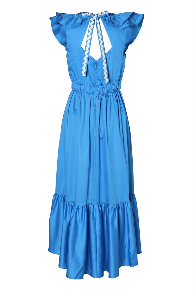 Emily Lovelock Marissa Dress – Blue  Midi Dress