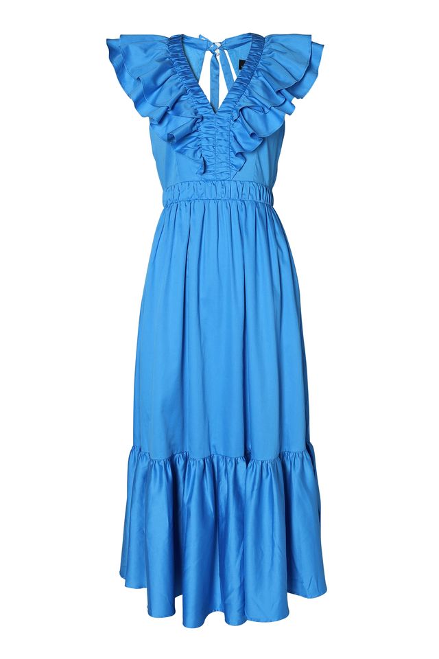 Emily Lovelock Marissa Dress – Blue  Midi Dress