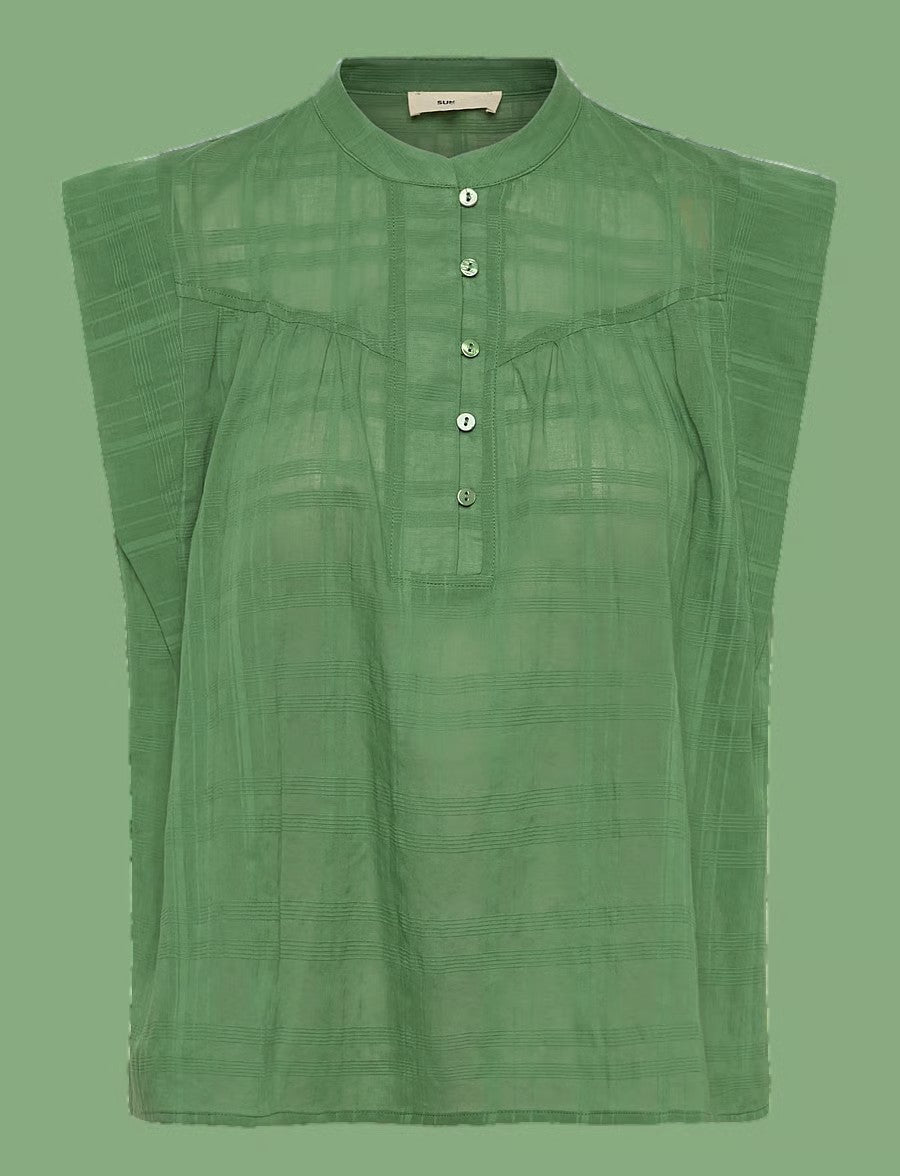 Suncoo Lily Blouse - White or Green
