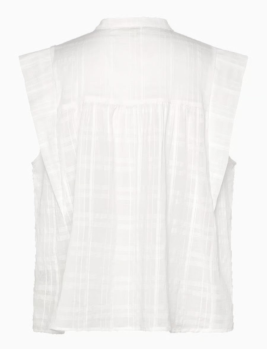 Suncoo Lily Blouse - White or Green