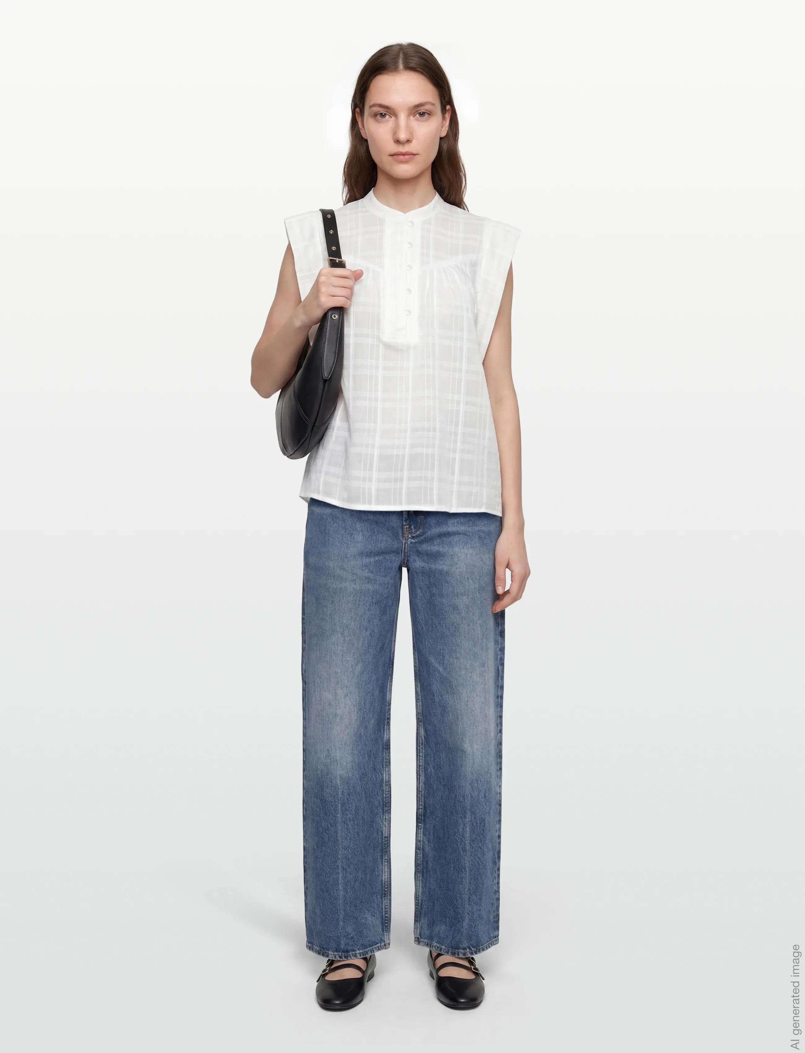 Suncoo Lily Blouse - White or Green