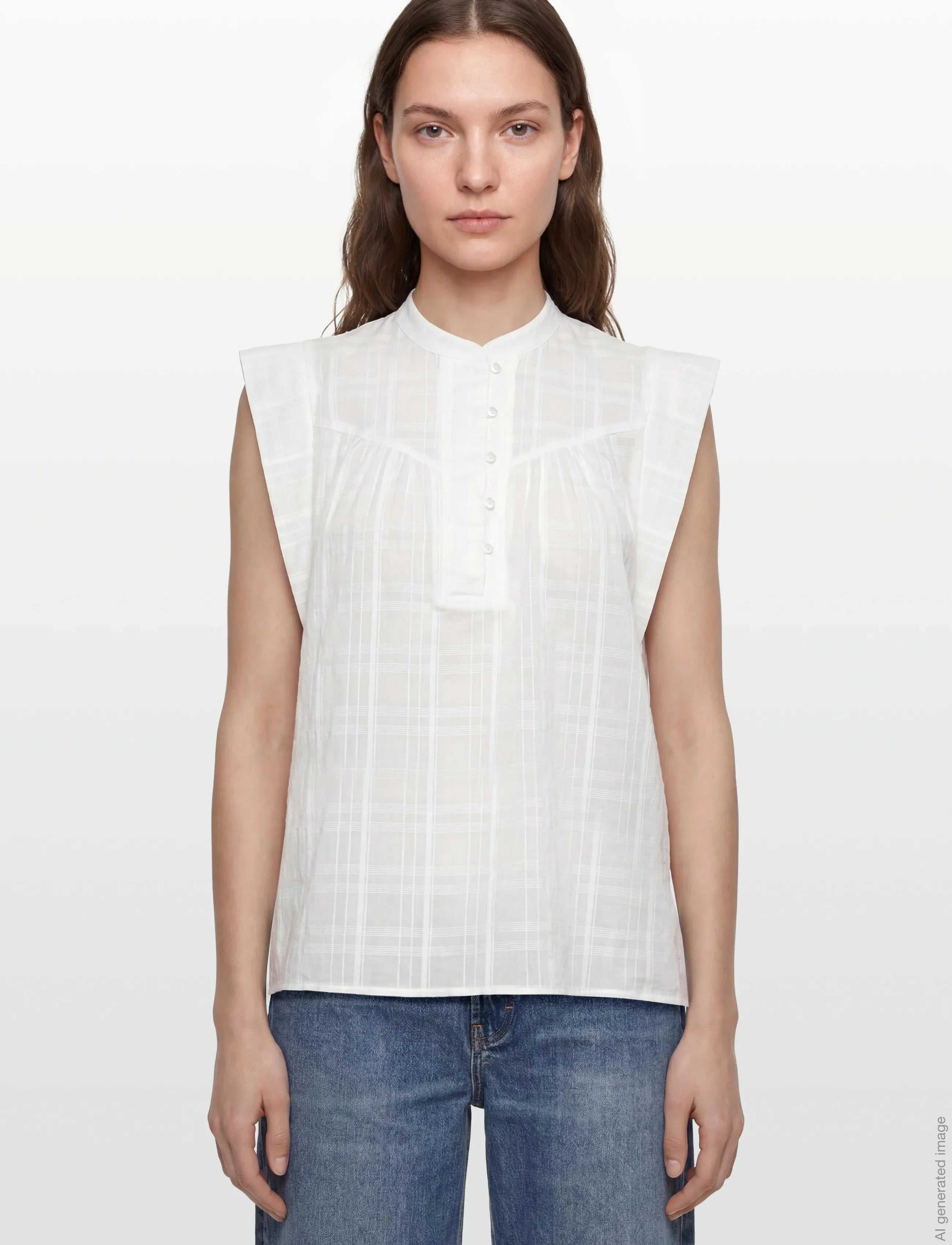 Suncoo Lily Blouse - White or Green