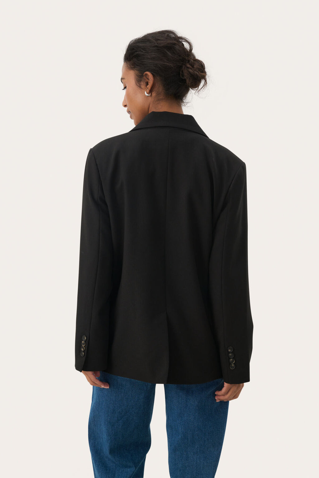 Part Two Nara Black Blazer – Relaxed Tailored Jacket