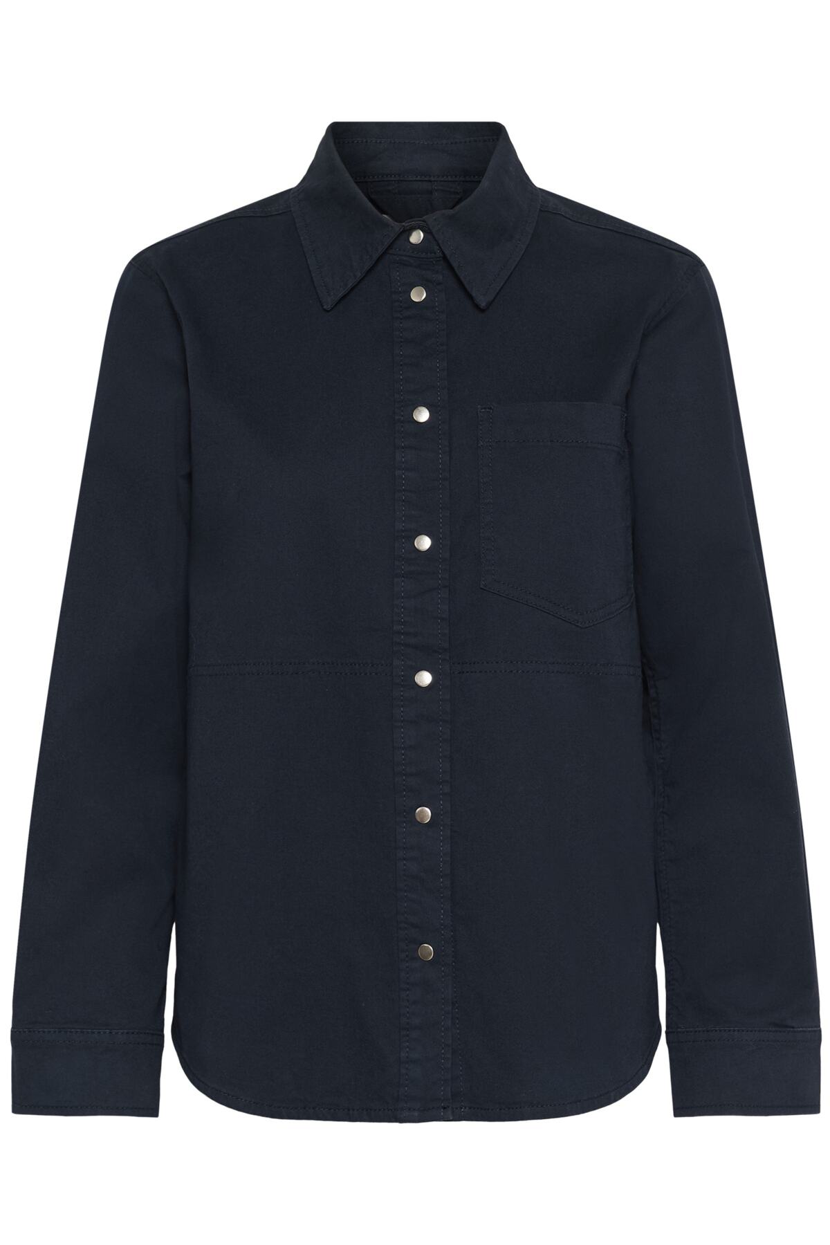 Part Two Nayla Casual Jacket – Relaxed Utility Shirt Jacket  - Available in Dark Navy or Khaki)