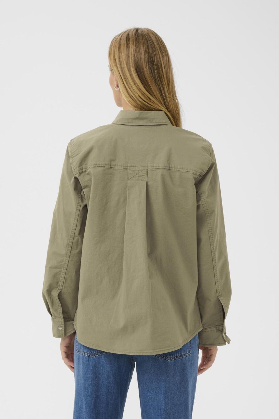 Part Two Nayla Casual Jacket – Relaxed Utility Shirt Jacket  - Available in Dark Navy or Khaki)