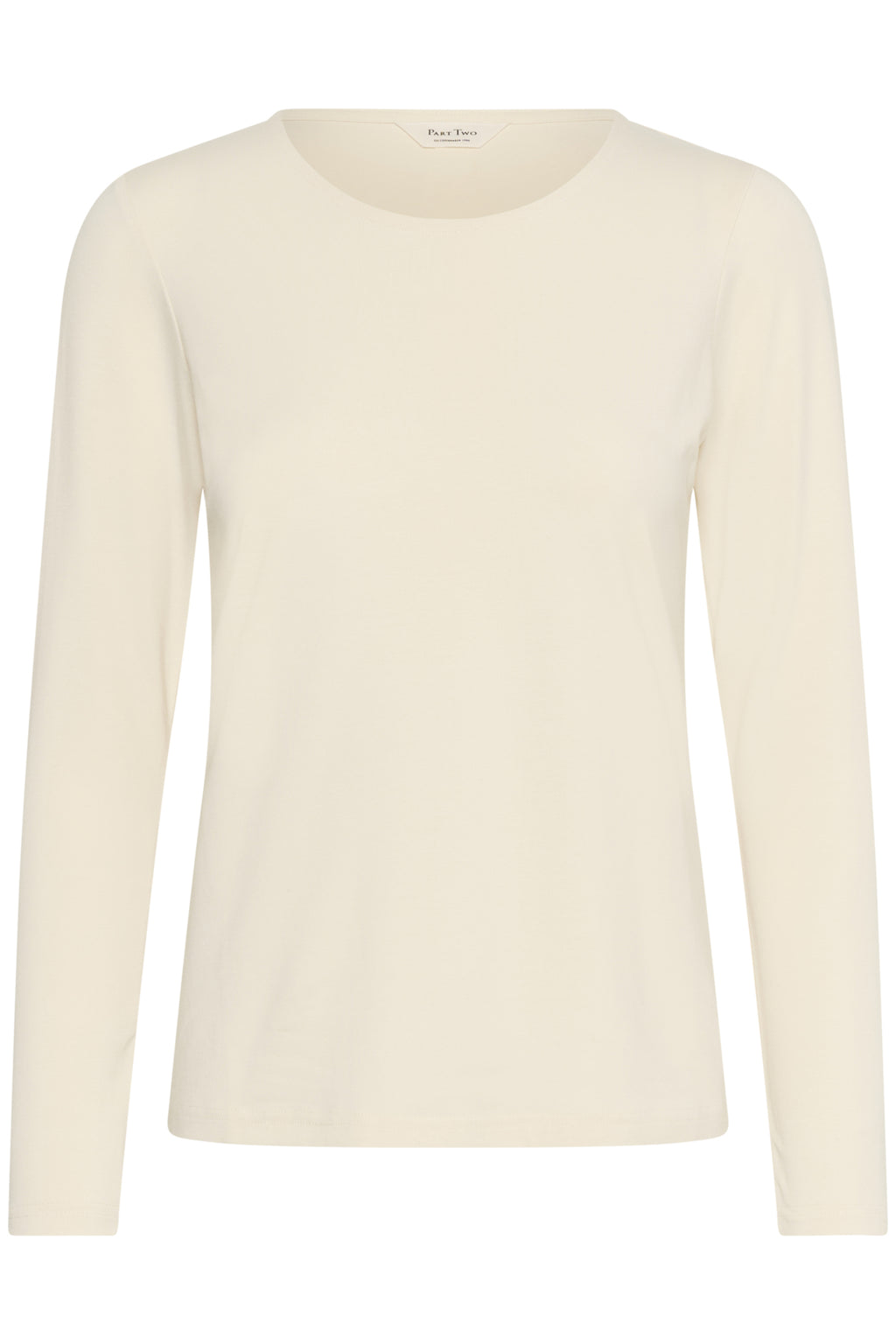 Part Two Nemajas Long Sleeve T-Shirt – Cream / Dark Blue & White Stripe