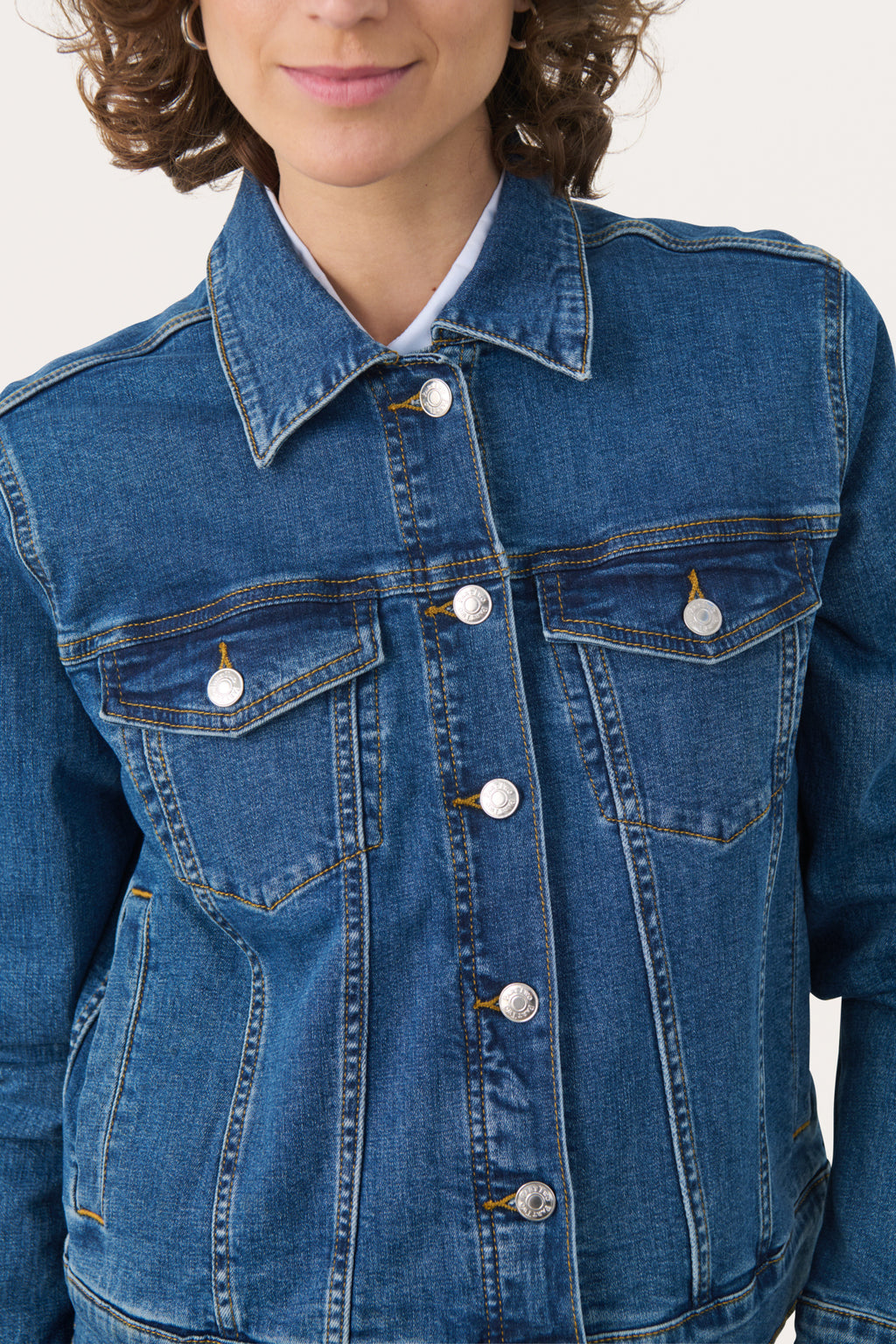 Part Two Nicholia Denim Jacket – Classic Blue Denim