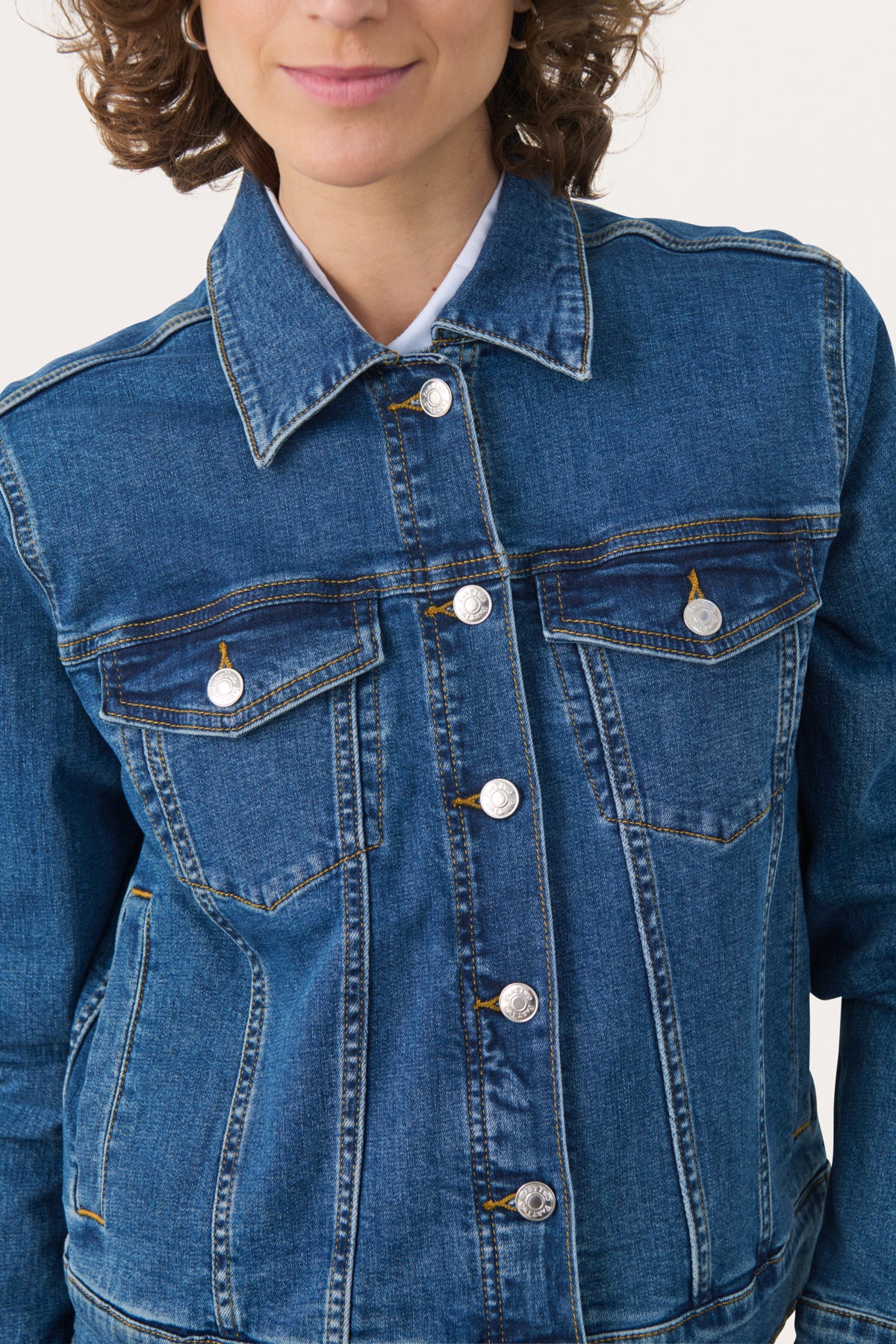 Part Two Nicholia Denim Jacket – Classic Blue Denim