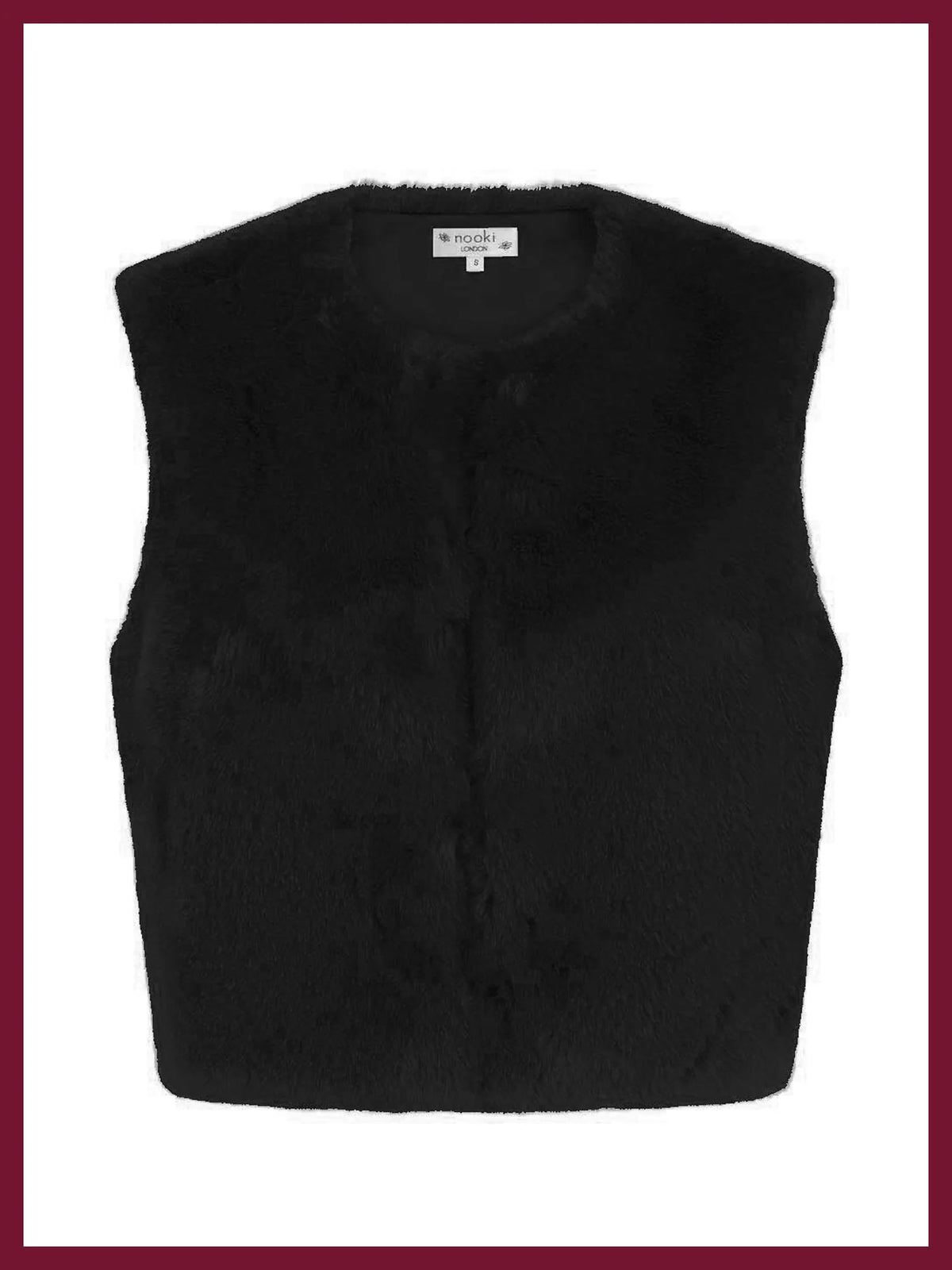 Nooki Design Nooki Edelweiss Gilet - Black, Cream, Leopard, Plum or Mink