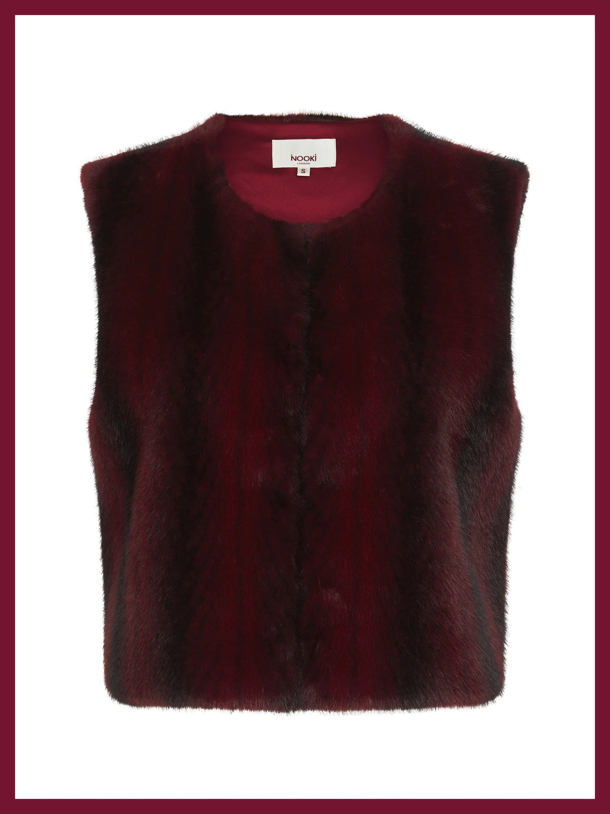 Nooki Design Nooki Edelweiss Gilet - Black, Cream, Leopard, Plum or Mink
