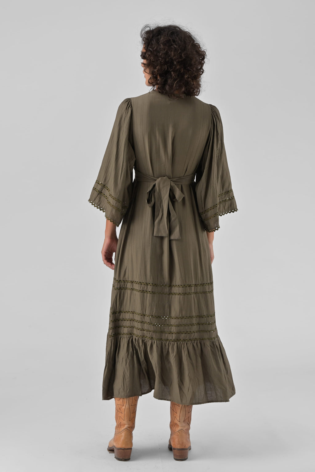 Orfeo  Wynonna Khaki Dress